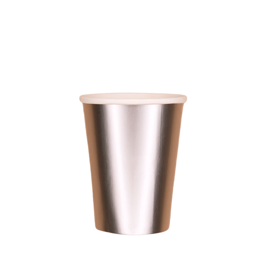 Silver Paper Cups (Set of 8)