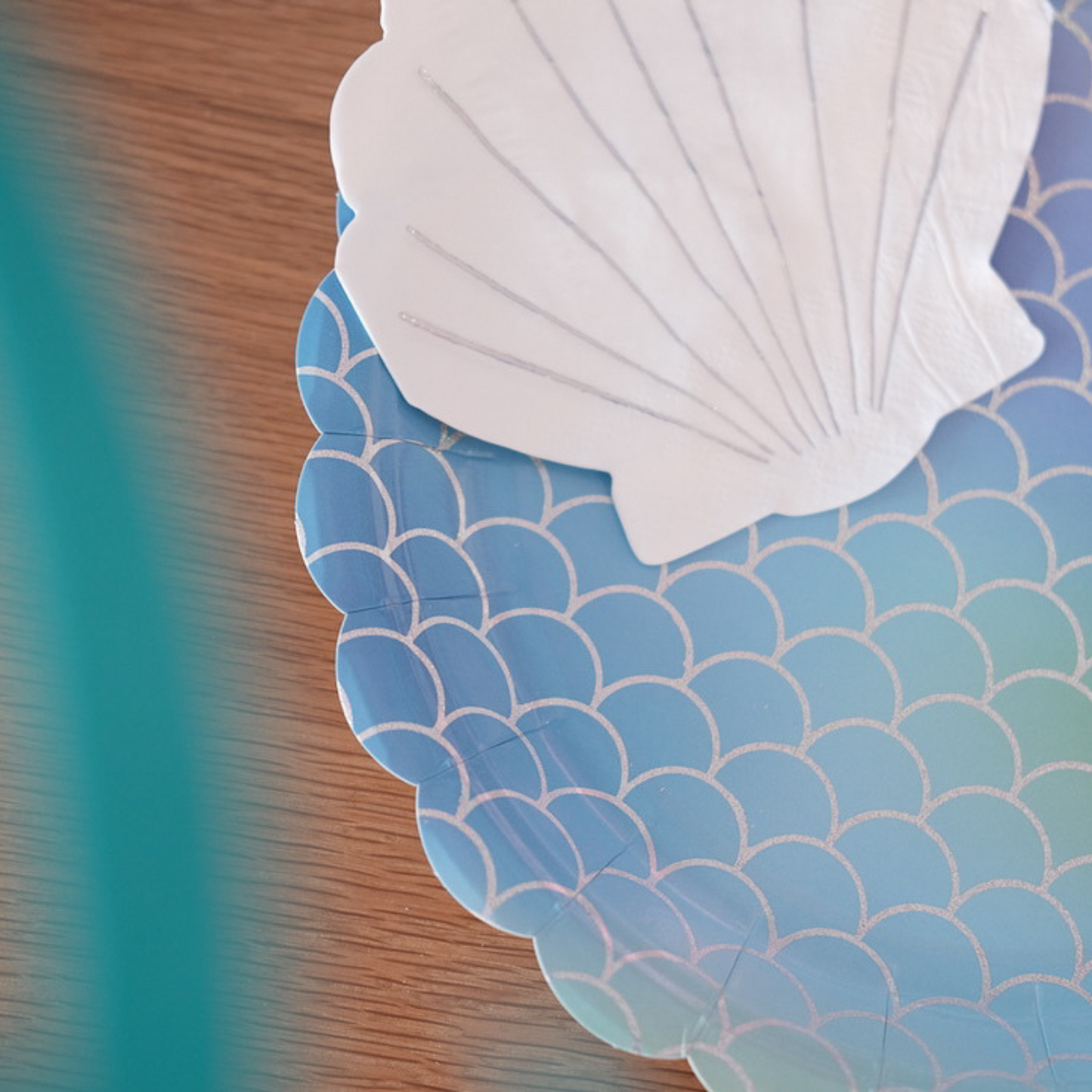 Mermaid Paper Plates (Set of 8)