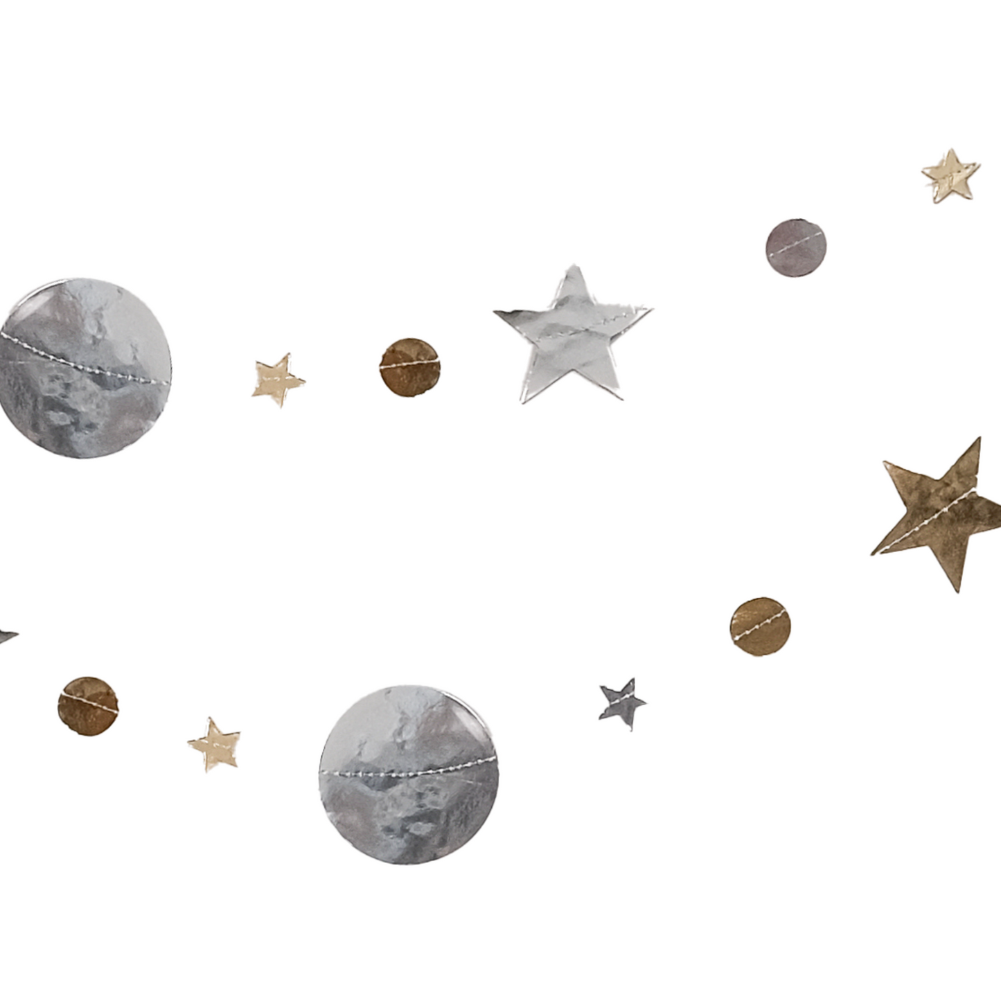 Circle & Star Paper Garland