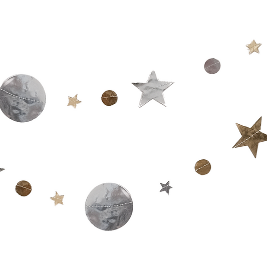 Circle & Star Paper Garland