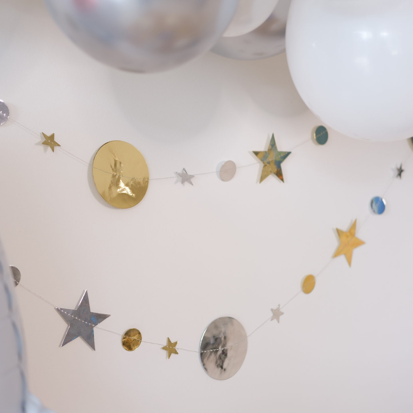 Circle & Star Paper Garland