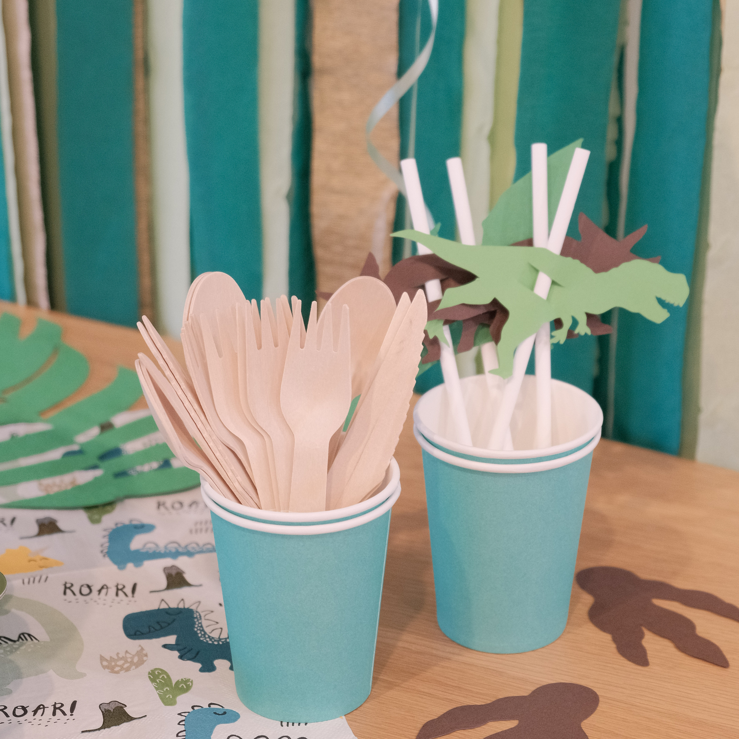 Green Colour Paper Cups (8 units)