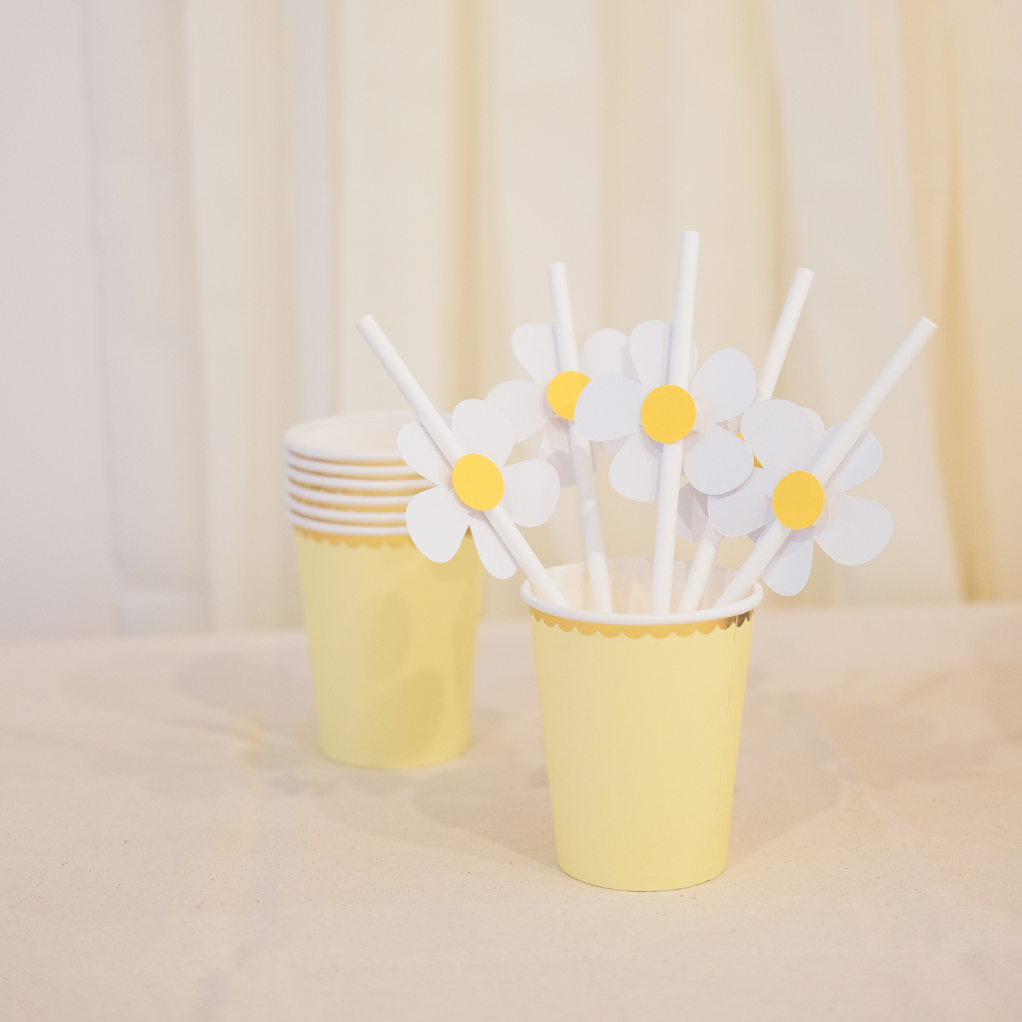 Yellow Colour Paper Cups (8 units)