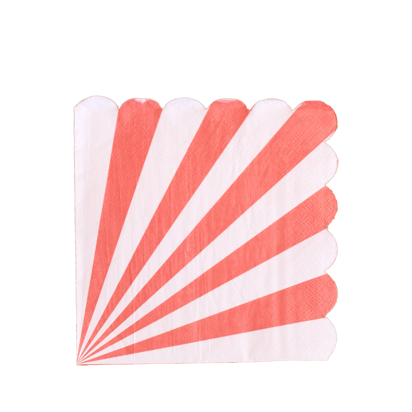 Red and White Striped Napkins (Set of 20)