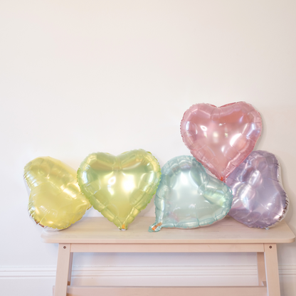 Crystal Jelly Heart Foil Balloon