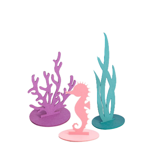Mermaid's Secret-themed Table Decoration