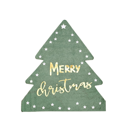 Christmas Tree Napkins (Set of 20)