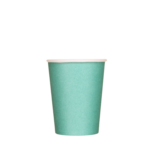 Green Colour Paper Cups (8 units)