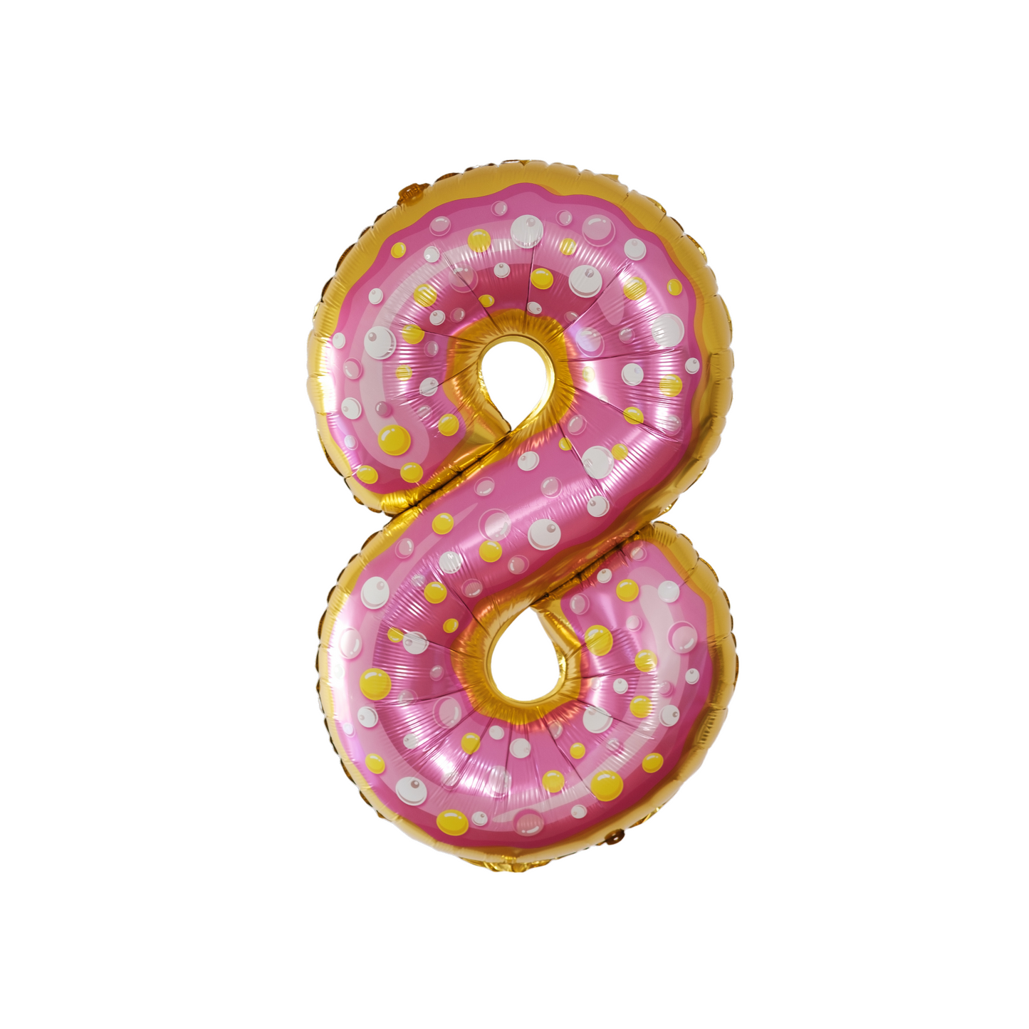 Donut Number Foil Balloon