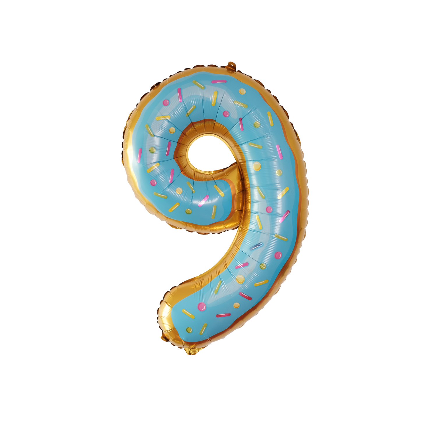 Donut Number Foil Balloon