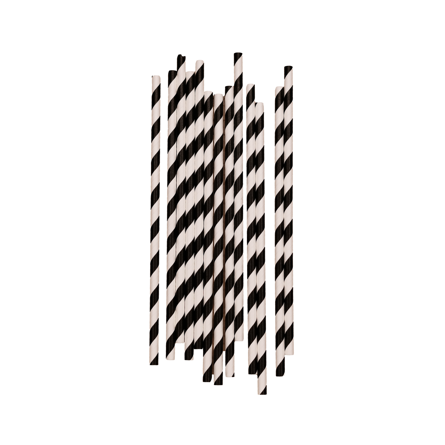 Black & White Paper Straw